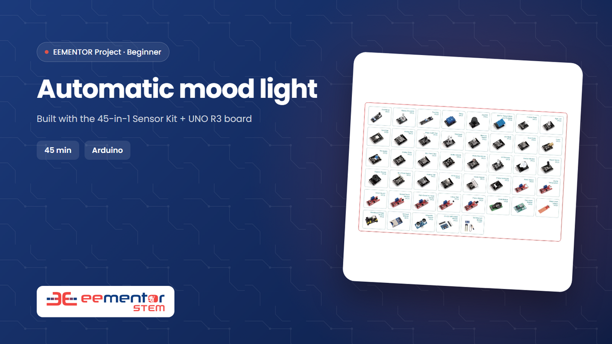 Automatic mood light – EEMENTOR STEM project