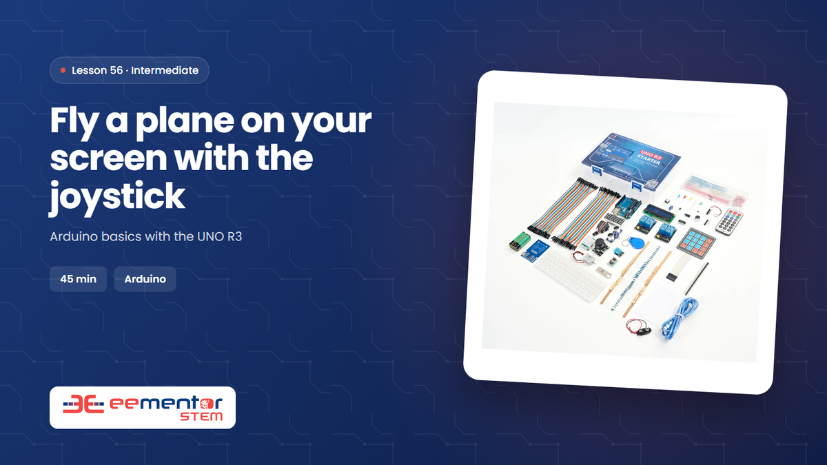 Fly a plane on your screen with the joystick – EEMENTOR STEM™ lesson