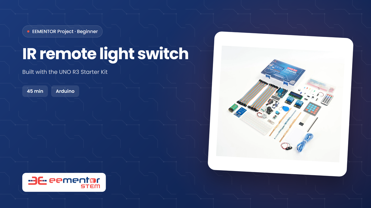 IR remote light switch – EEMENTOR STEM™ project