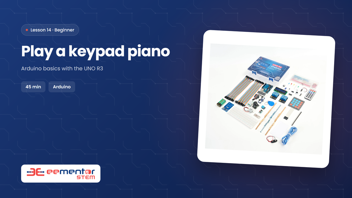 Play a keypad piano – EEMENTOR STEM™ lesson