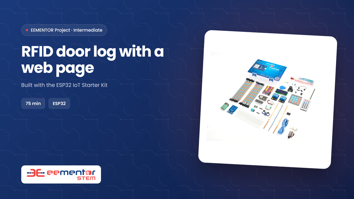 RFID door log with a web page – EEMENTOR STEM™ project