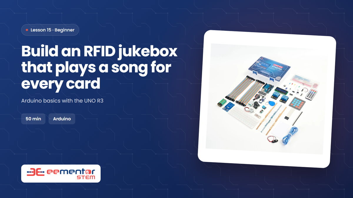 Build an RFID jukebox that plays a song for every card – EEMENTOR STEM™ lesson