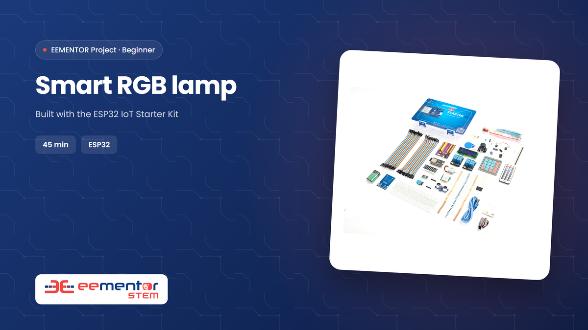 Smart RGB lamp – EEMENTOR STEM™ project