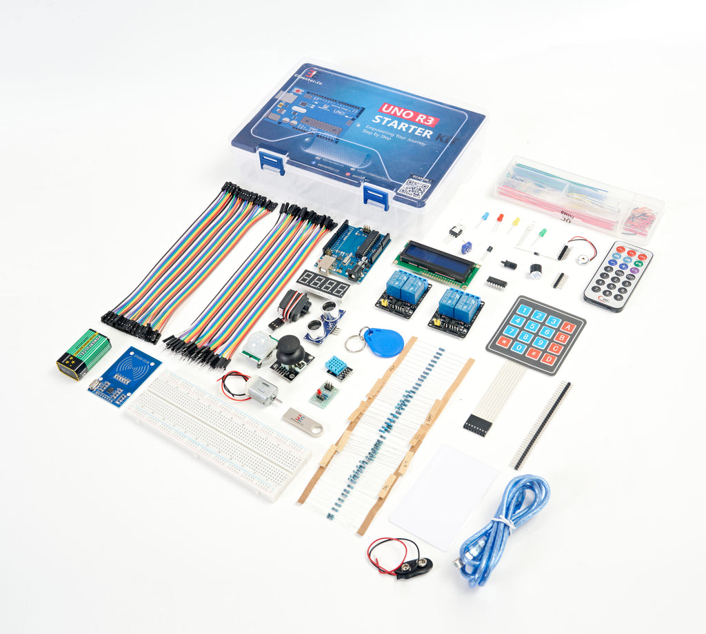 UNO R3 Starter Kit | Arduino IDE Compatible | Free Tutorials