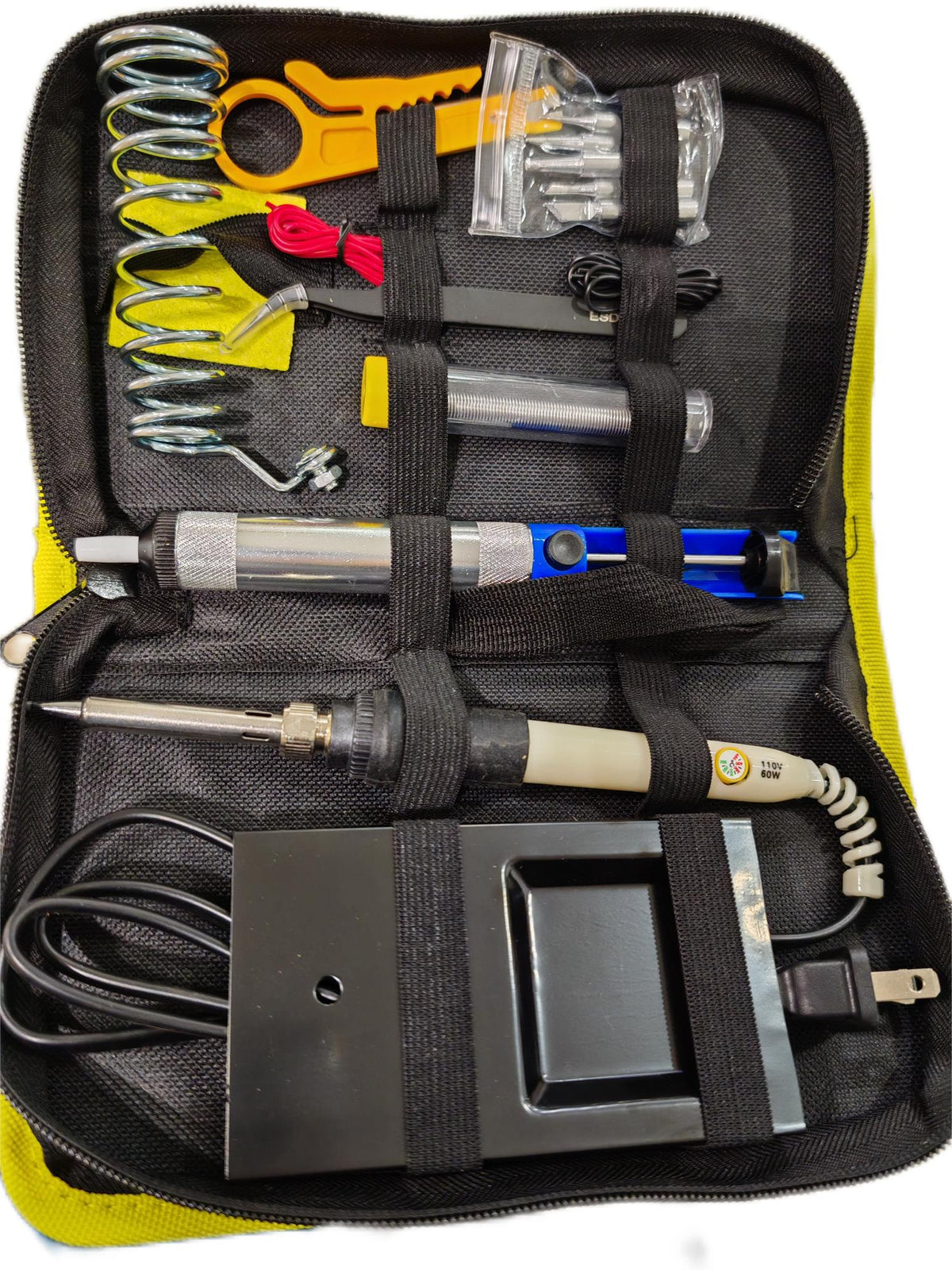 Iron Soldering Kit - 60W Adjustable Temperature [110V, US Plug]