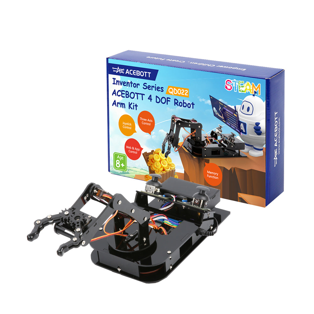 ACEBOTT ESP32 Smart Robot Arm Kit | Arduino Compatible