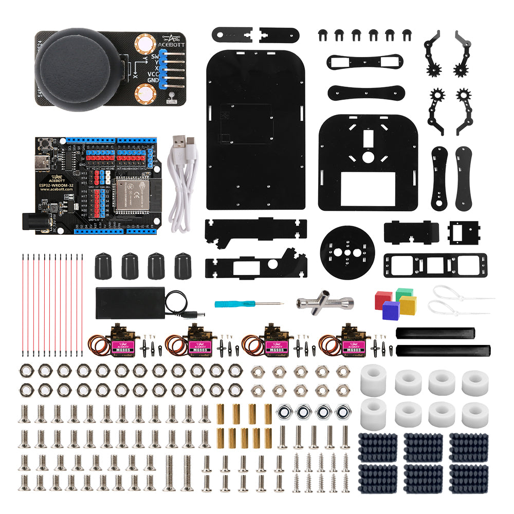 ACEBOTT ESP32 Smart Robot Arm Kit | Arduino Compatible