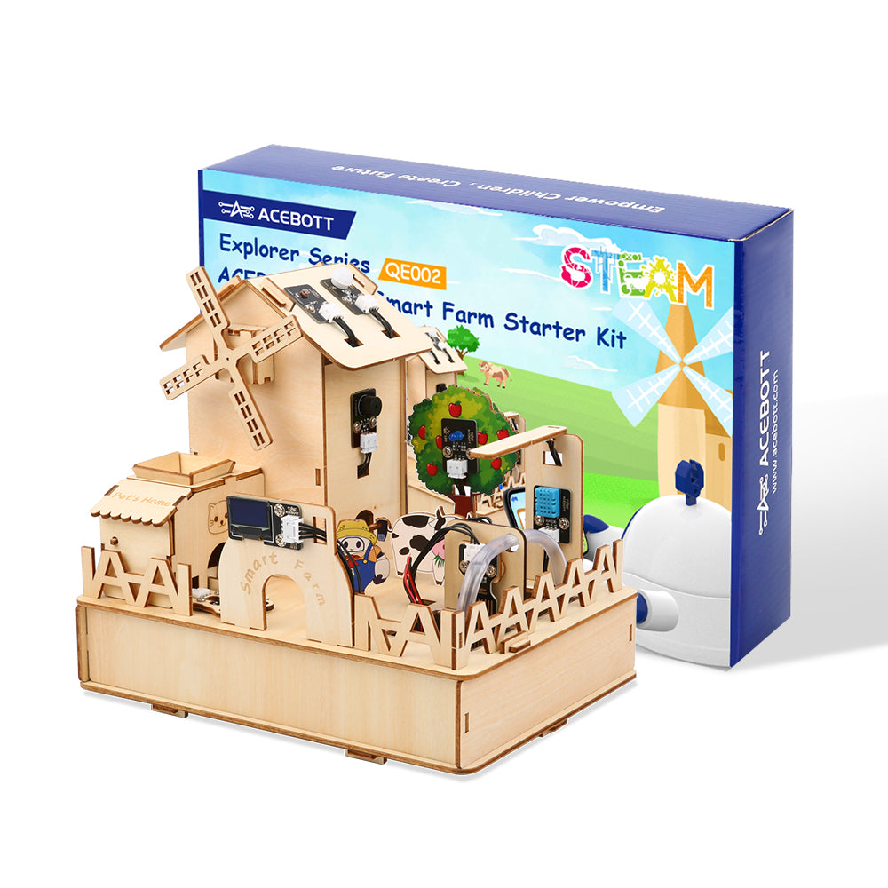 ACEBOTT ESP32 IoT Smart Farm Kit – Kids Ages 8-16 | Arduino Compatible