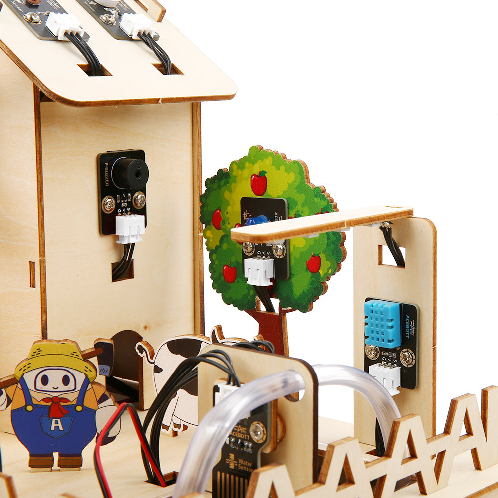 ACEBOTT ESP32 IoT Smart Farm Kit – Kids Ages 8-16 | Arduino Compatible