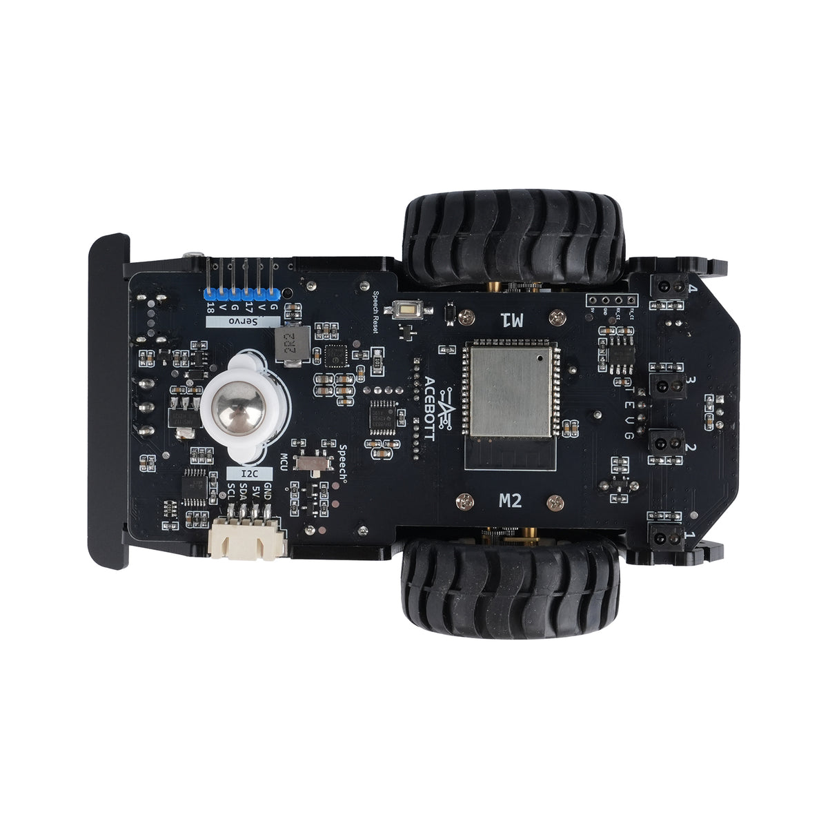 ACEBOTT SharkBot ESP32 Smart Car Kit – AI-Powered | Arduino Compatible