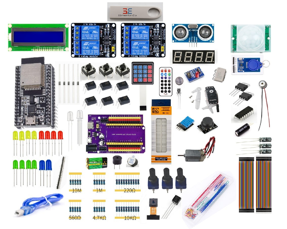 ESP32 IoT Starter Kit | Arduino IDE Compatible | Free Tutorials