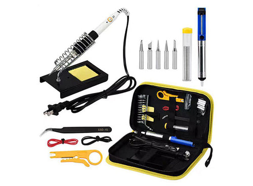 Iron Soldering Kit - 60W Adjustable Temperature [110V, US Plug]